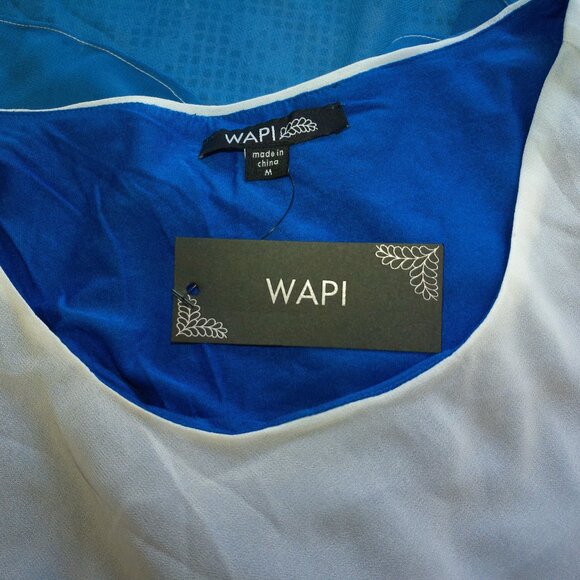 WAPI, Women's Blue/white tank top with cover, double layers - Picture 8 of 9